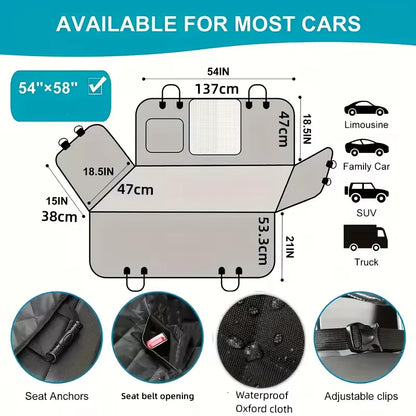 Pawsy™Hard Bottom Dog Car Seat